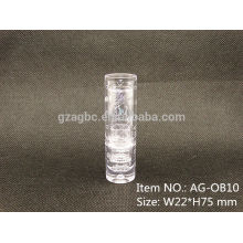 AG-OB10 schöne Runde transparente Kunststoff Lippenstift Behälter für den Großhandel
